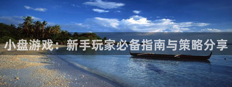 无锡极悦科技有限公司：小盘游戏：新手玩家必备指南与策略分享